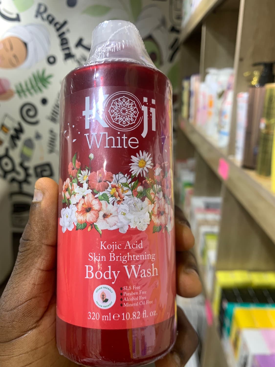 Koji White Kojic Acid Skin Brightening Body Wash 10.82fl oz (320ml)