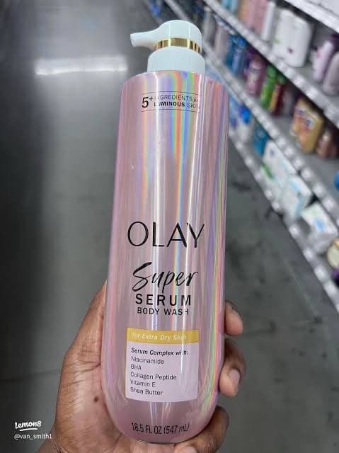 Olay Super Serum Body Wash, for Normal Skin 18.5FL (547ml)