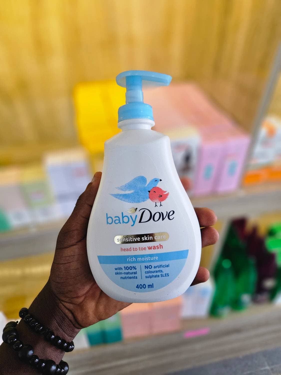 BABY DOVE -Sensitive skin care (head to toe wash) 400ml