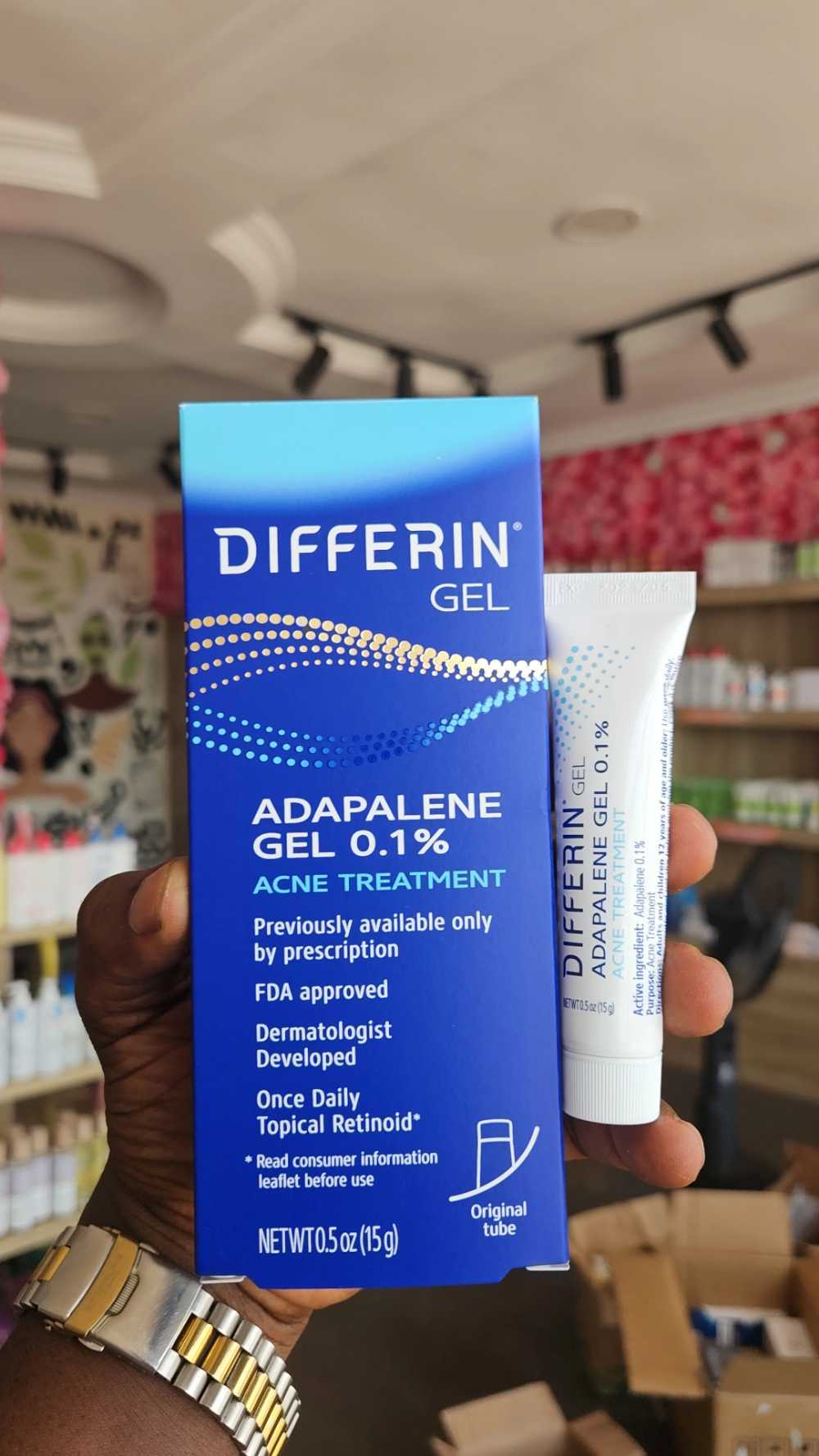 Differin Adapalene Gel 0.1% 15G
