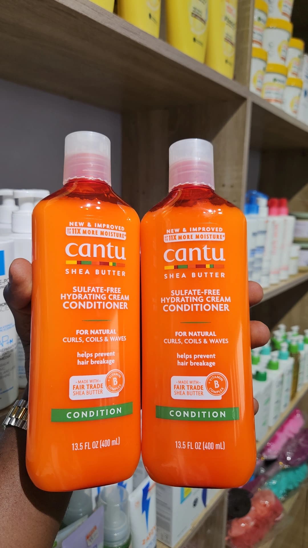 Cantu Hydrating Cream Conditioner with Shea Butter for Natural Hair, 400ml