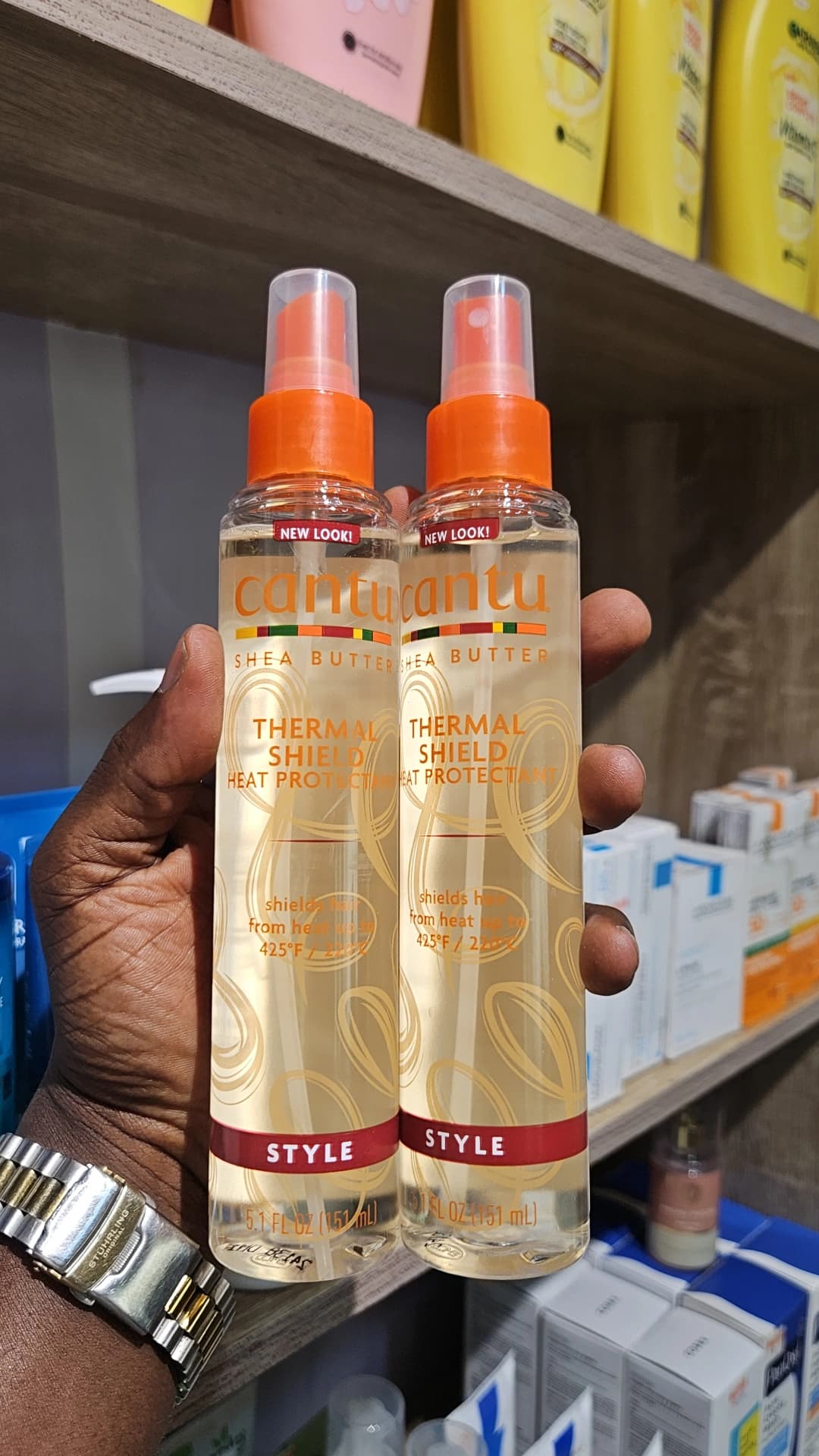 Cantu Thermal Shield Heat Protectant with Shea Butter, 151g