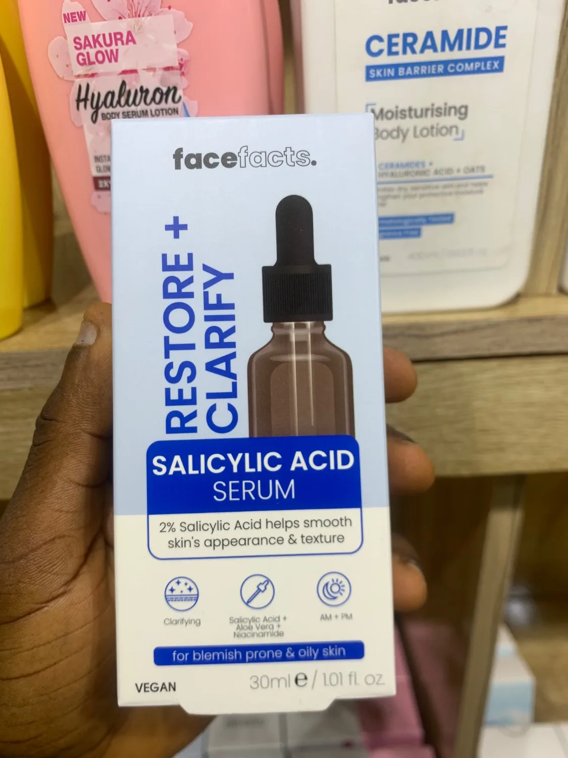 Facefacts Restore & Clarify Salicylic Acid Facial Serum 30ml