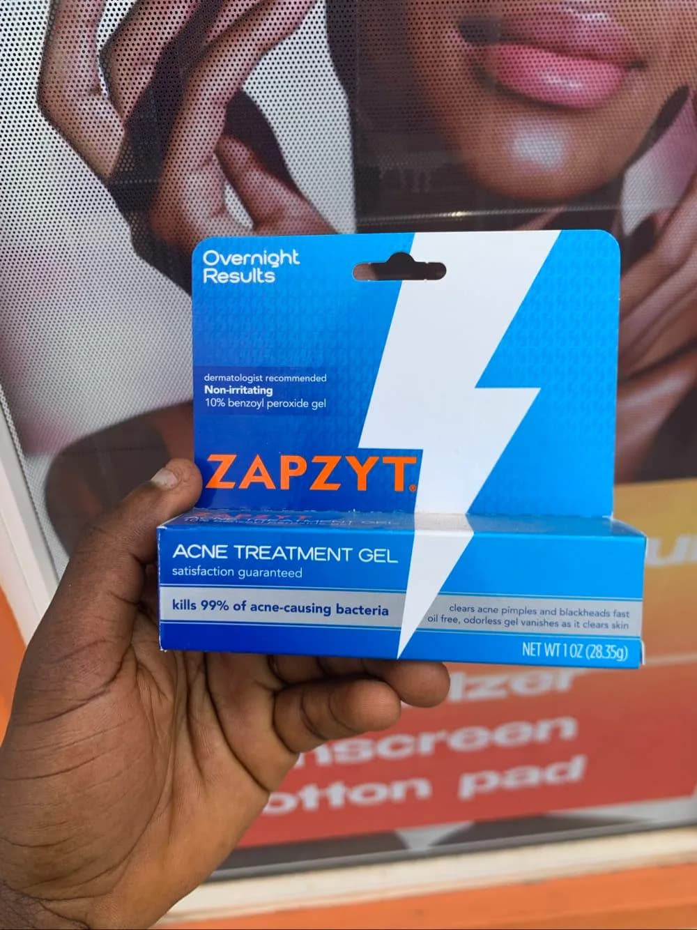 Zapzyt acne treatment gel