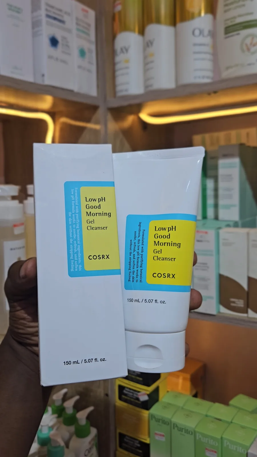 COSRX Low pH Good Morning Gel Face Cleanser, 5.07 fl oz